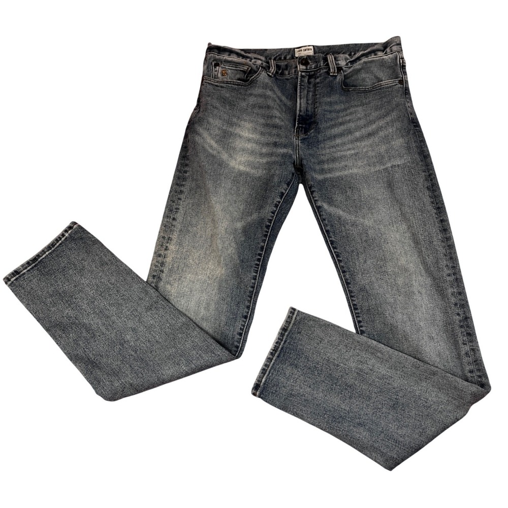 Todd Snyder Men's Straight Fit Stretch 5 Pocket Jeans Medium Wash Size 32x34